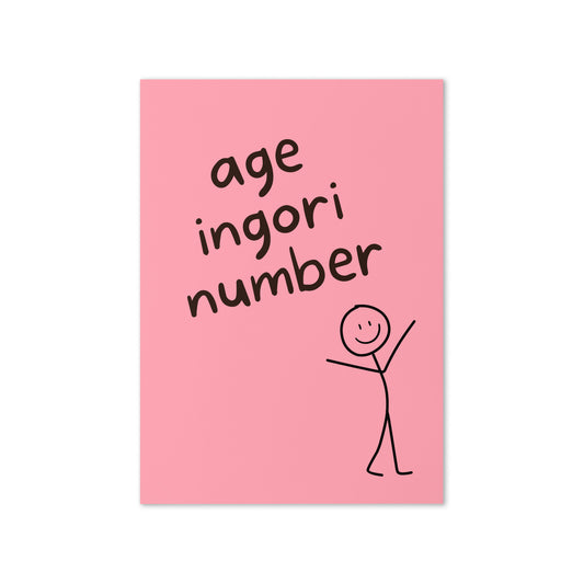Age is just a number (Shona)